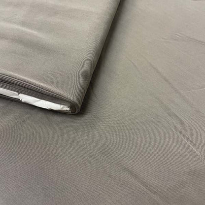 Dark Taupe Brown Peachskin Deadstock Fabric