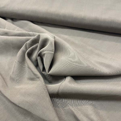 Dark Taupe Brown Peachskin Deadstock Fabric