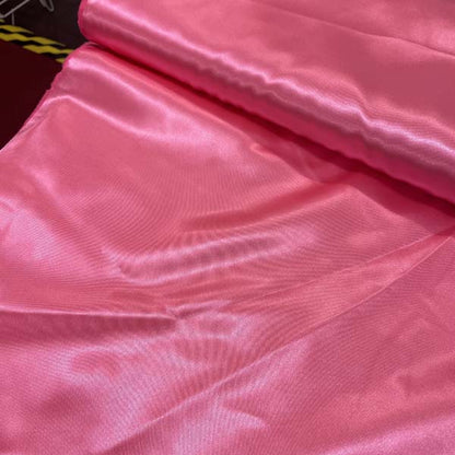 Pink Satin Style Deadstock Fabric