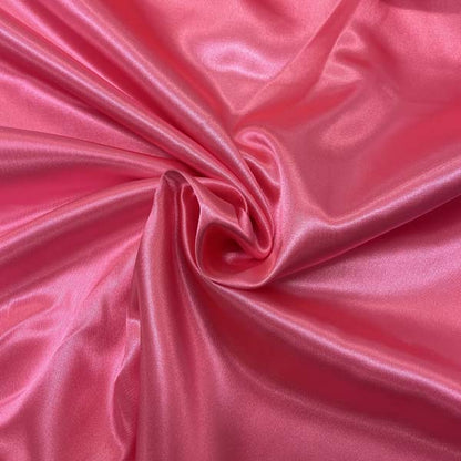 Pink Satin Style Deadstock Fabric