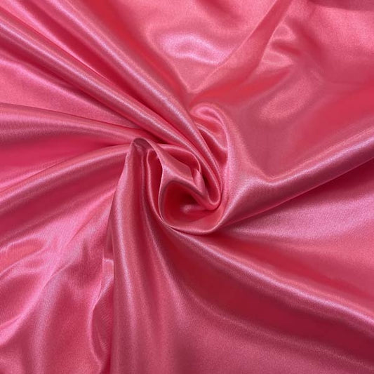 Pink Satin Style Deadstock Fabric