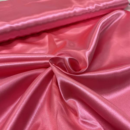 Pink Satin Style Deadstock Fabric