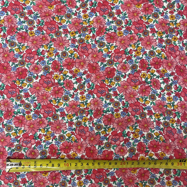Deadstock Ditsy Floral Summer Viscose Fabric