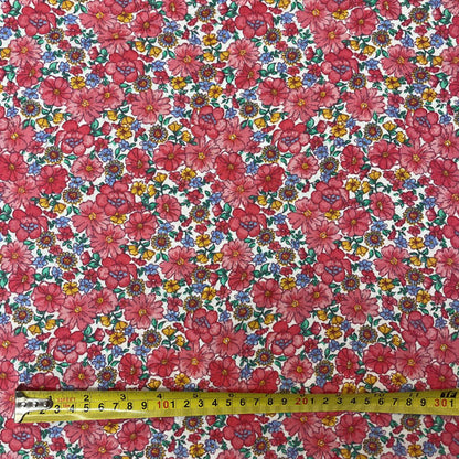 Deadstock Ditsy Floral Summer Viscose Fabric