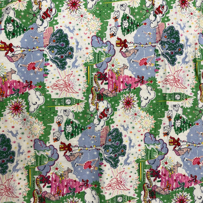 Deadstock Cath Kidston Christmas Sky Print 100% Cotton Brushed Fabric