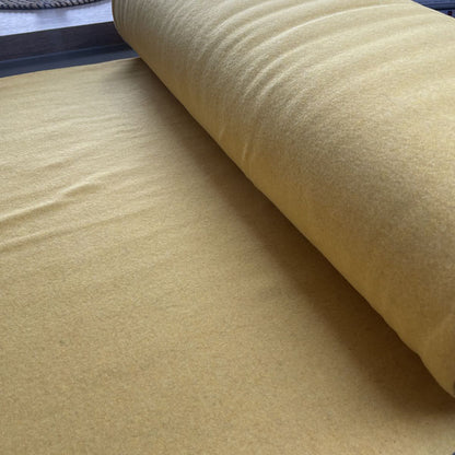 Bright Yellow Wool & Polyamide Deadstock Fabric