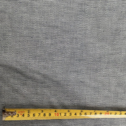 Heavy Navy & White Denim Weave Deadstock Fabric