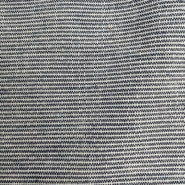 Heavy Navy & White Denim Weave Deadstock Fabric
