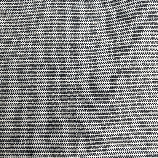 Heavy Navy & White Denim Weave Deadstock Fabric