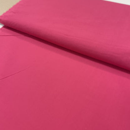 Plain Cerise Pink Cotton Fabric