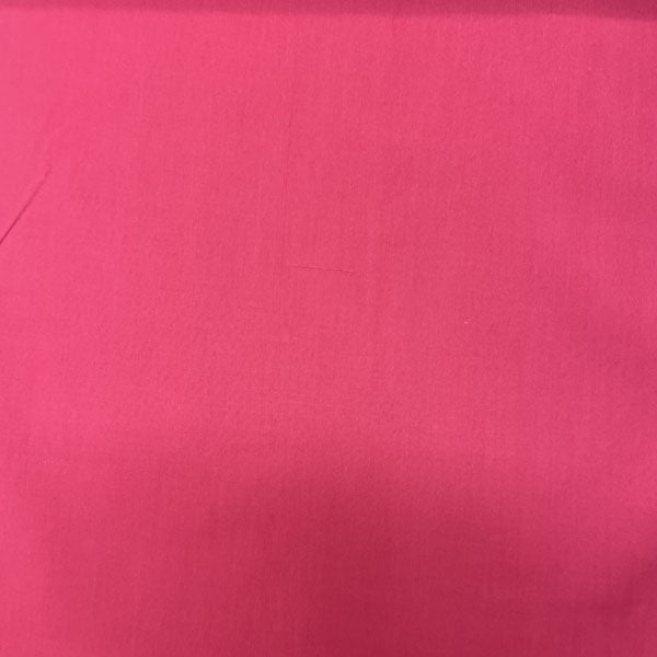 Plain Cerise Pink Cotton Fabric