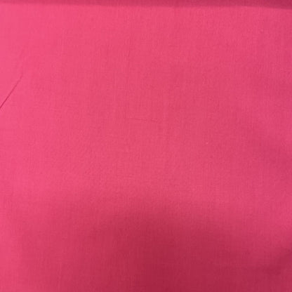 Plain Cerise Pink Cotton Fabric