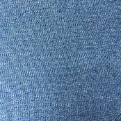 Deadstock Denim Blue Sweatshirting Knit Jersey Fabric