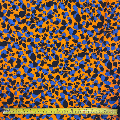 Vibrant Animal-Inspired Jersey Viscose Deadstock Fabric