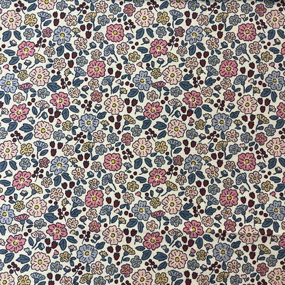 Deadstock Ditsy Floral Cotton Corduroy