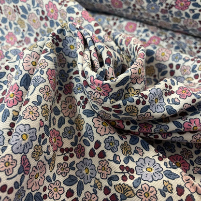 Deadstock Ditsy Floral Cotton Corduroy