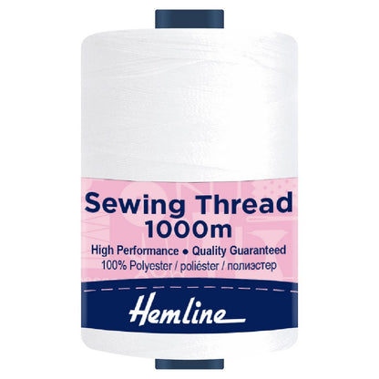 Hemline 1000m Polyester Sewing Thread