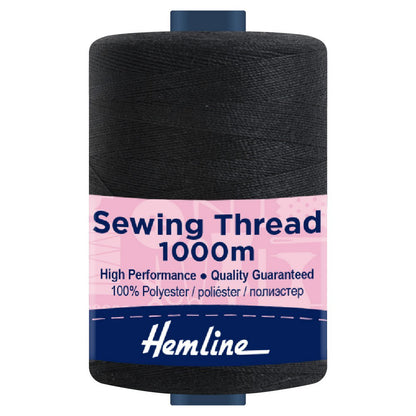 Hemline 1000m Polyester Sewing Thread