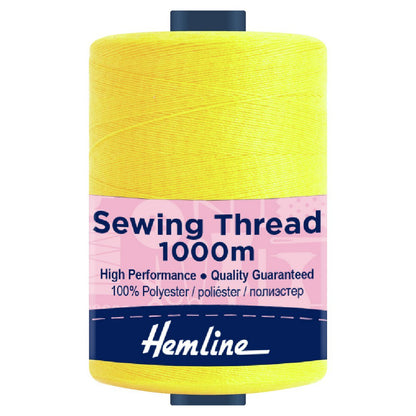 Hemline 1000m Polyester Sewing Thread