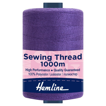 Hemline 1000m Polyester Sewing Thread