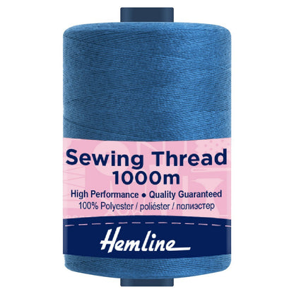 Hemline 1000m Polyester Sewing Thread