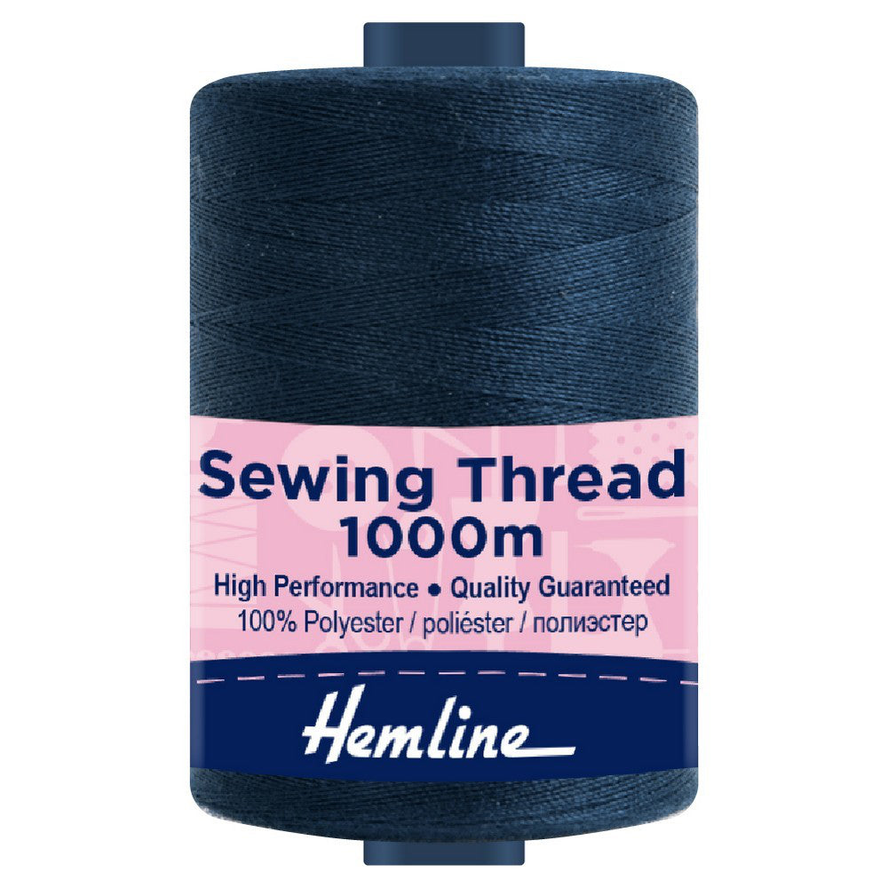 Hemline 1000m Polyester Sewing Thread