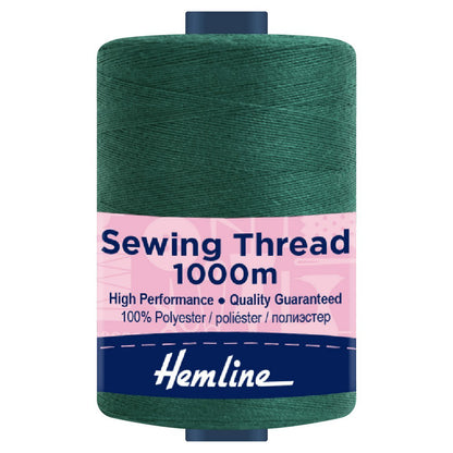 Hemline 1000m Polyester Sewing Thread