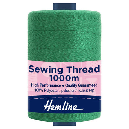 Hemline 1000m Polyester Sewing Thread