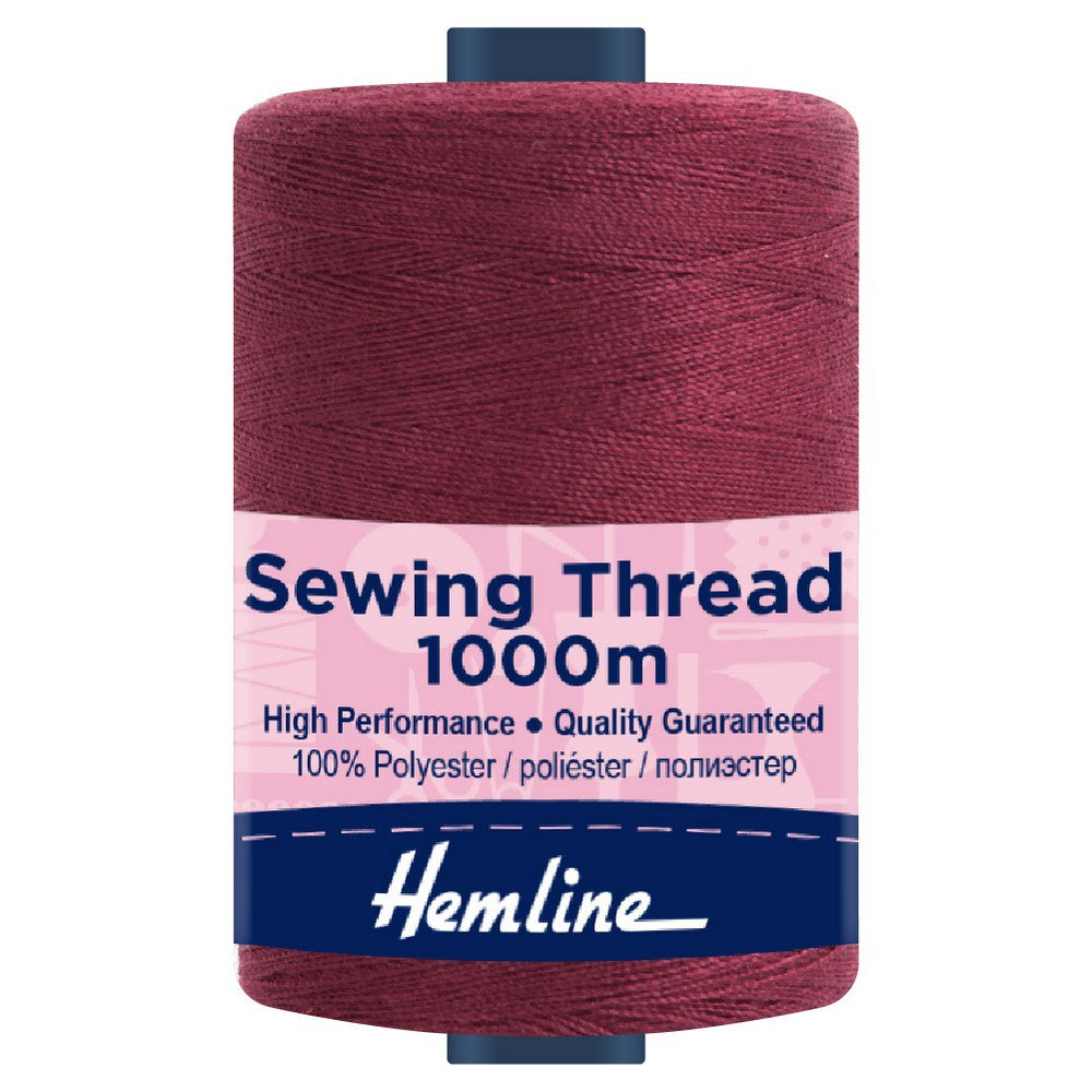 Hemline 1000m Polyester Sewing Thread