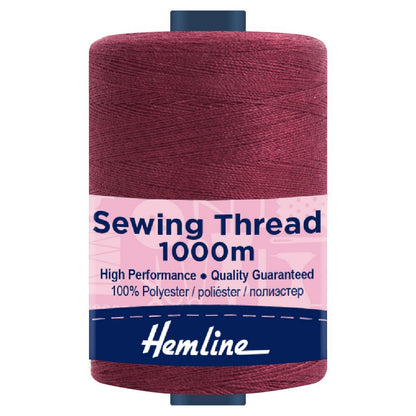 Hemline 1000m Polyester Sewing Thread