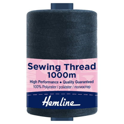 Hemline 1000m Polyester Sewing Thread
