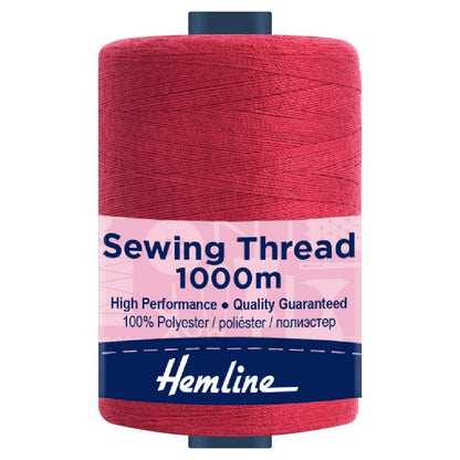 Hemline 1000m Polyester Sewing Thread