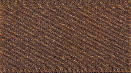 Ribbon: Double-Faced Satin: 15mm: Dark Brown