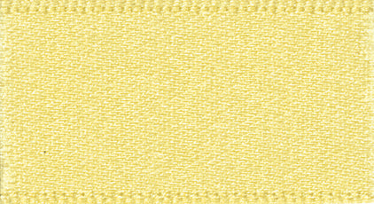 Ribbon: Double-Faced Satin: 15mm: Lemon