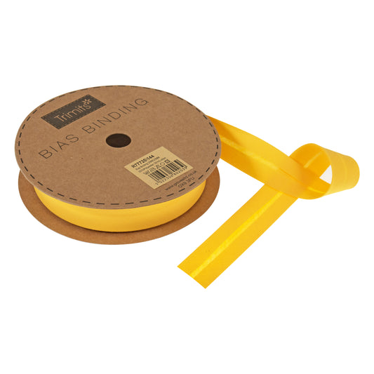 Trim: Bias Binding: Polycotton: 25mm: Sunflower