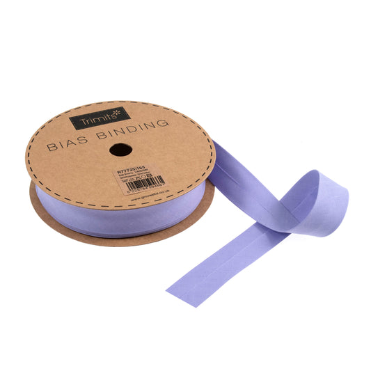 Trim: Bias Binding: Polycotton: 25mm: Heather