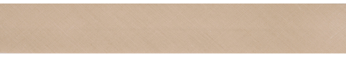 Trim: Bias Binding: Polycotton: 25mm: Linen