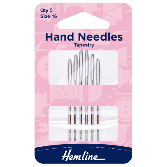 Hand Sewing Needles: Tapestry: Size 16