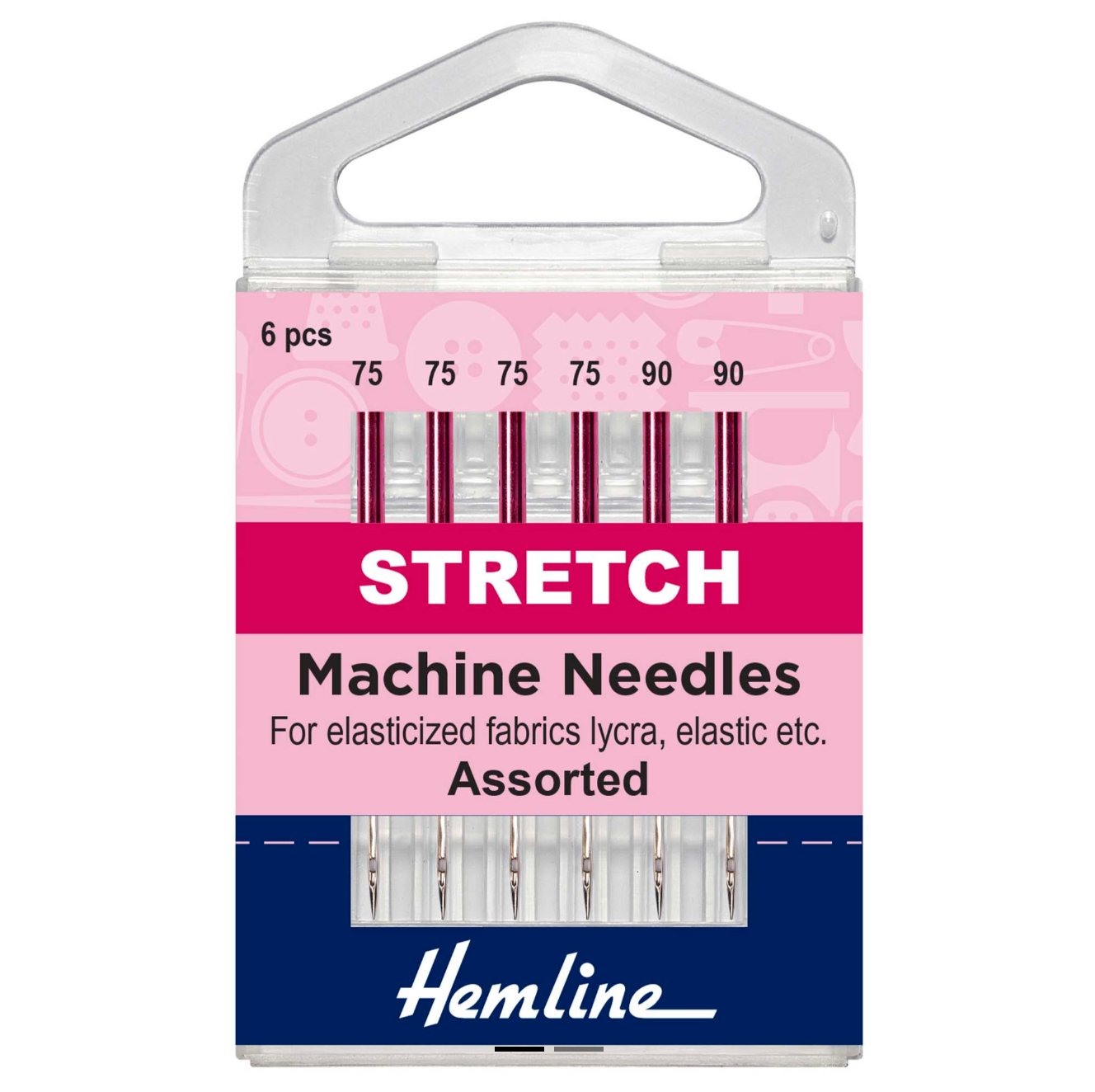 Sewing Machine Needles: Stretch: Mixed: 6 Pieces