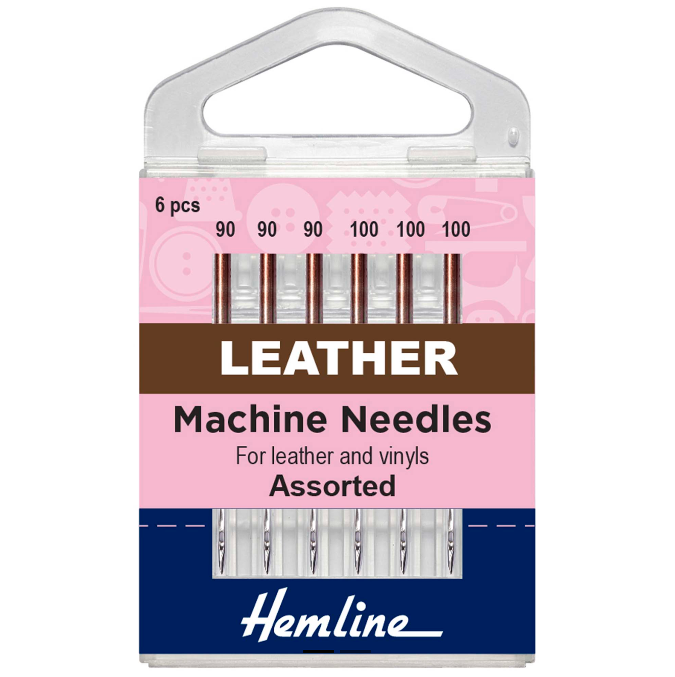 Sewing Machine Needles: Leather: Mixed: 6 Pieces