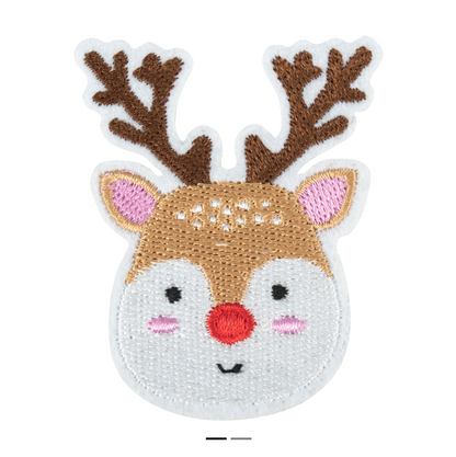 Reindeer Iron On Motif Iron On Motif Patch