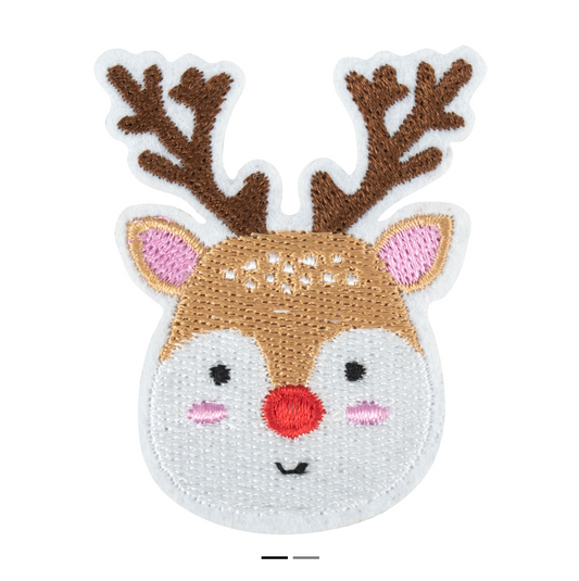 Reindeer Iron On Motif Iron On Motif Patch