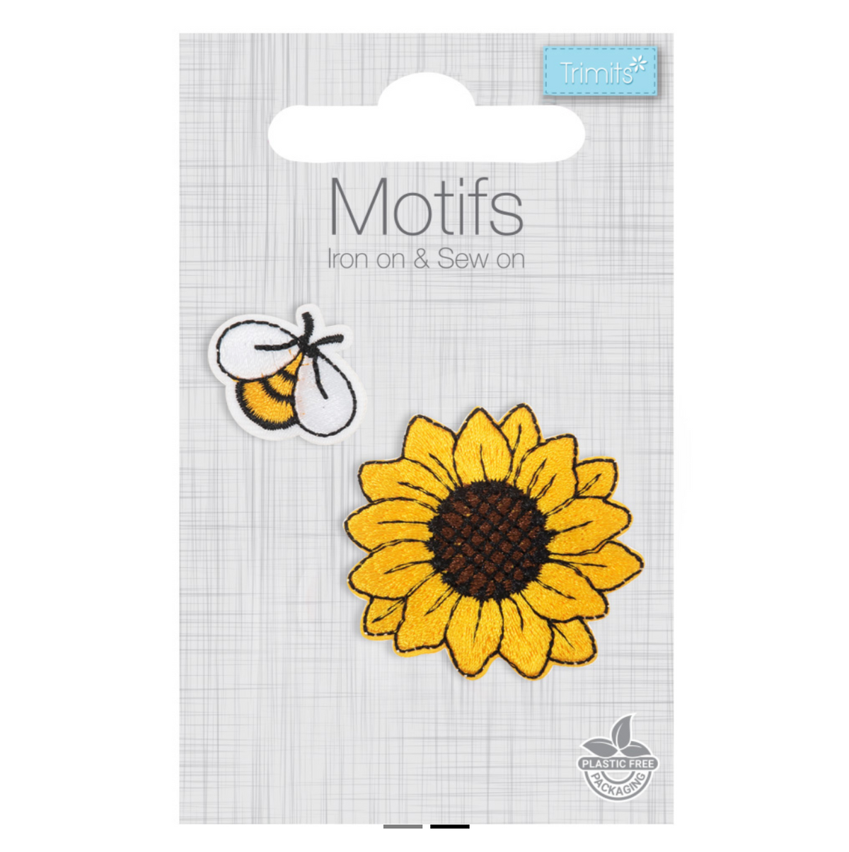 Sunflower Iron On Motif Patch