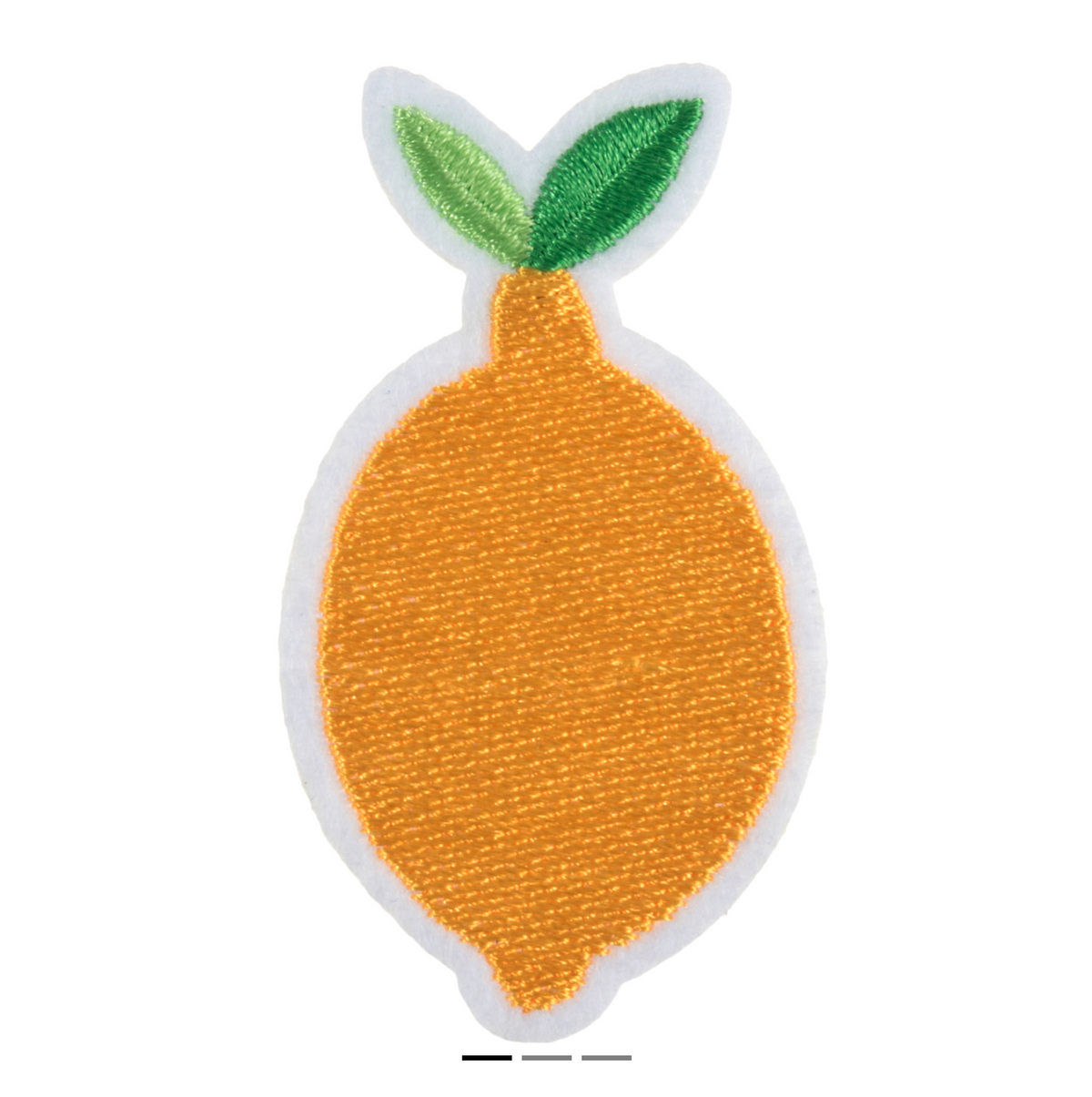 Lemon Iron On Motif Patch