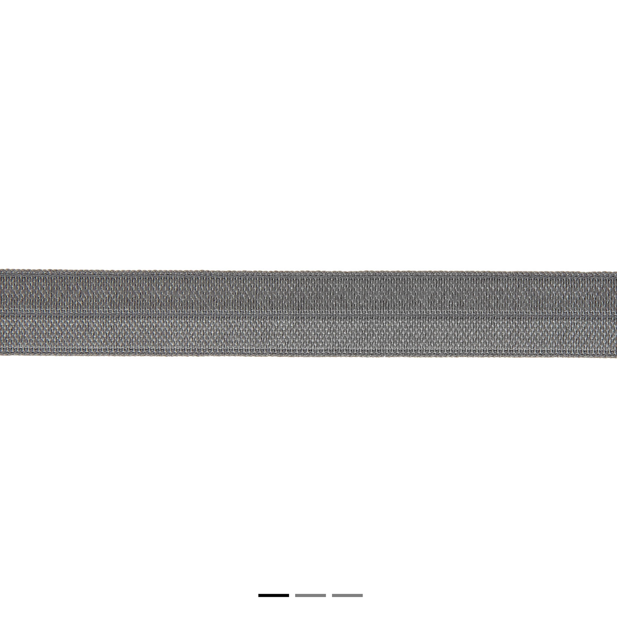Elastic: Fold-Over: 25m x 15mm: Grey