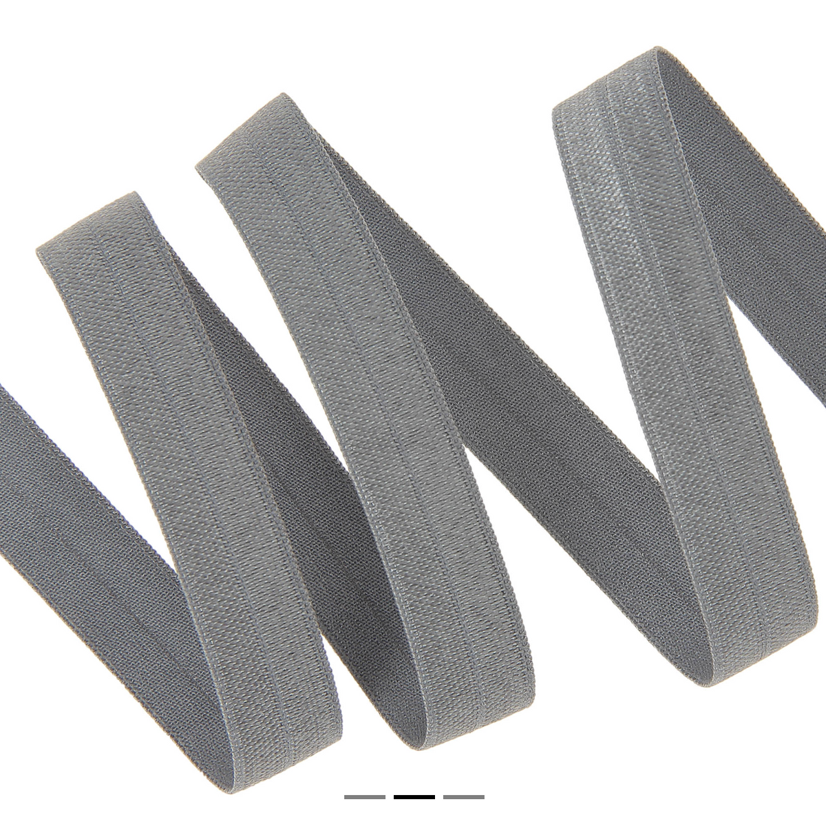 Elastic: Fold-Over: 25m x 15mm: Grey