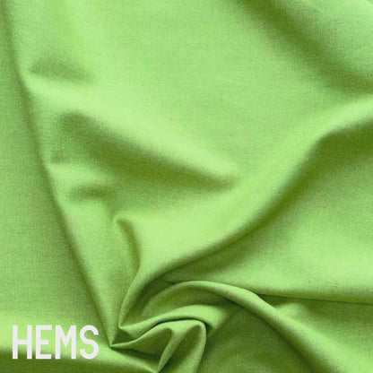 Olive Linen Blend Fabric