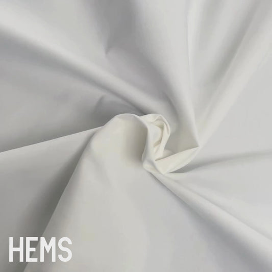 White Cotton Deadstock Fabric